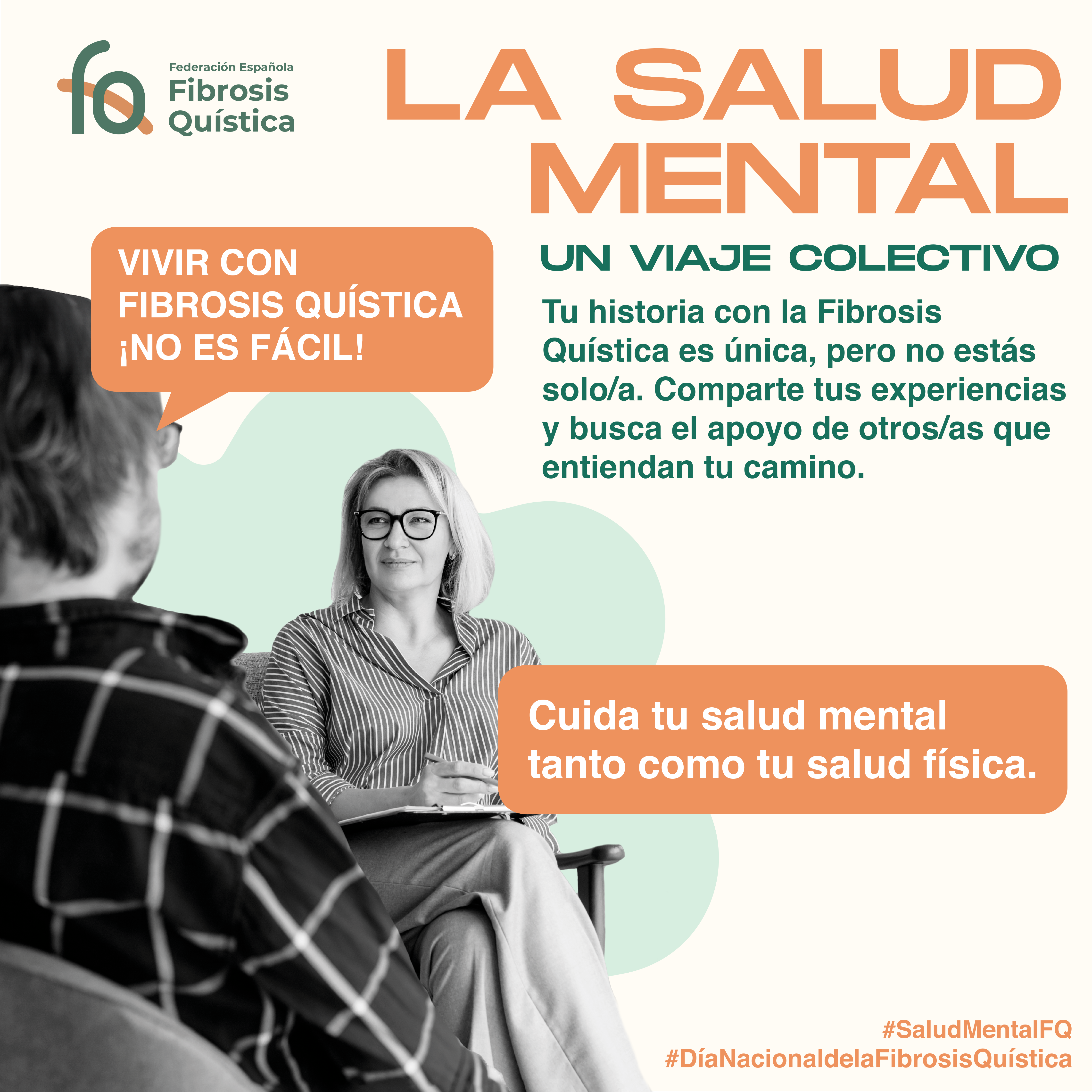 La Federación Española y la Asociación Gallega de Fibrosis Quística reclaman más apoyo en salud mental para atender las necesidades de las personas con FQ y sus familias.